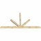 Ekena Millwork Saratoga Rough Sawn Timber Gable Bracket, Douglas Fir, 108"W x 58"H x 4"D x 4"F, 13/12 Pitch GBW108X58X0404SAR00RDF - alternate 5